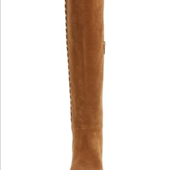 NIB ISOLÁ Tall Suede Wedge Heel Boots - Picture 6 of 7